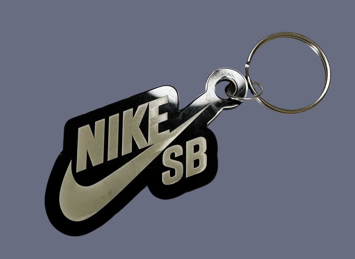 Nike SB Inspired Black Acrylic Keychain | For Sneakerheads & Nike Fans